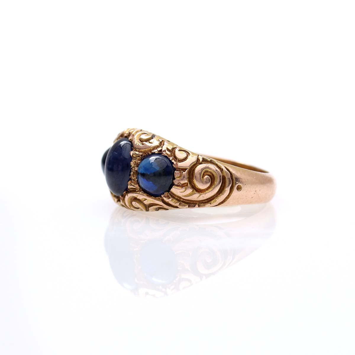 Victorian Three Stone Ring #VR220311 Default Title