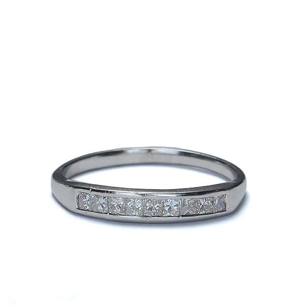 Contemporary estate wedding band #VWB-37
