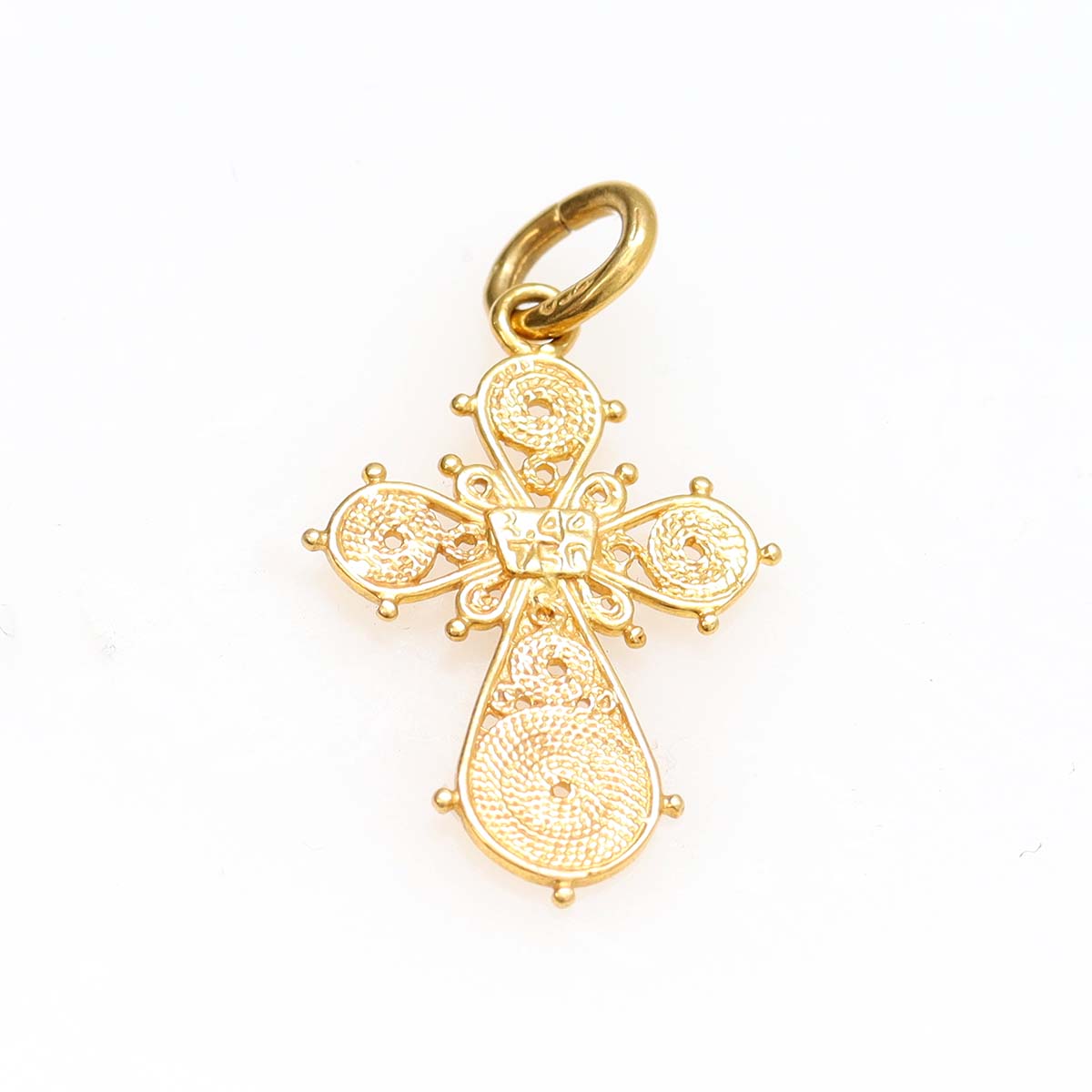 Vintage 18k Gold Cross #VC2022