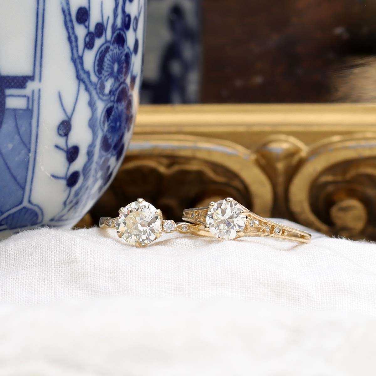 Enchanting Edwardian Revival Engagement Ring #3330-10 Default Title