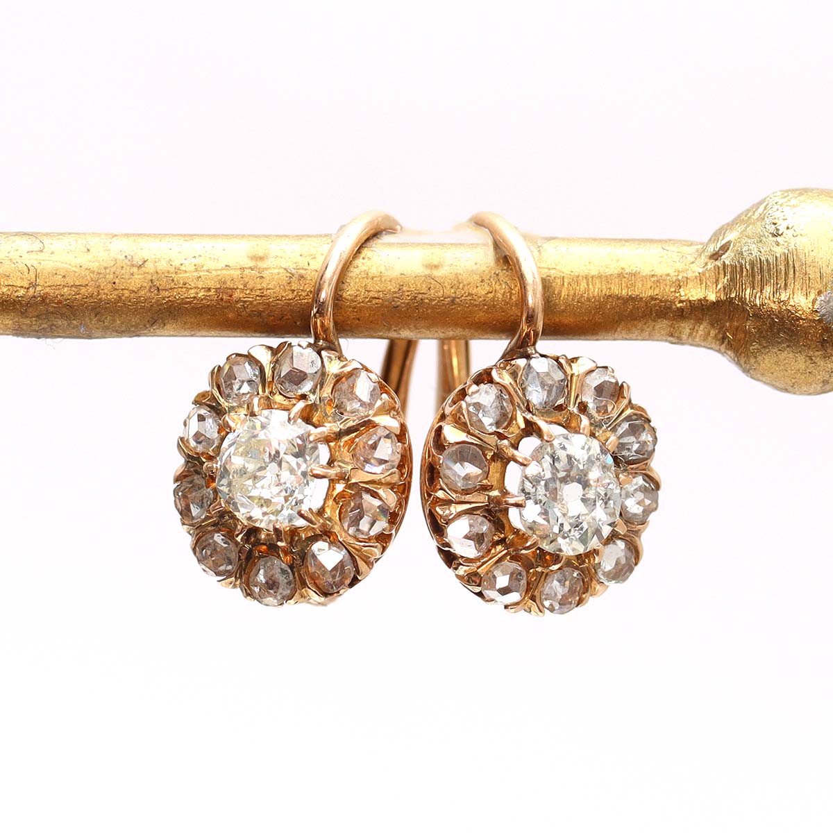 Victorian Diamond Earrings #VER221103-2