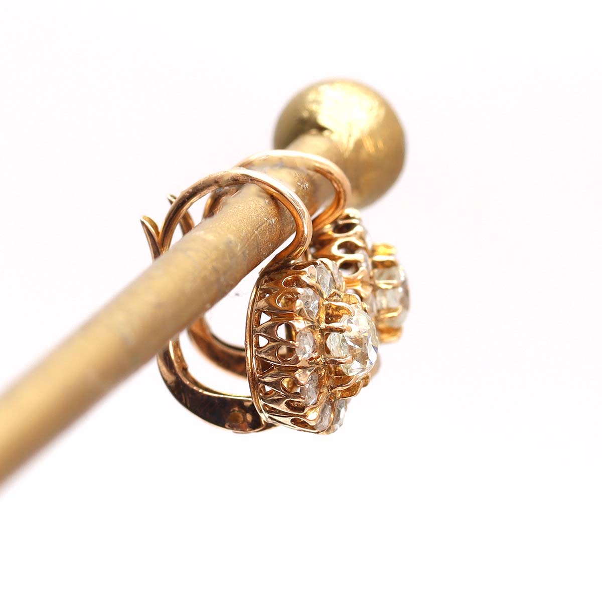 Victorian Diamond Earrings #VER221103-2