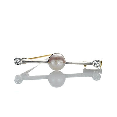 Edwardian Bar Pin #VP1206A Default Title