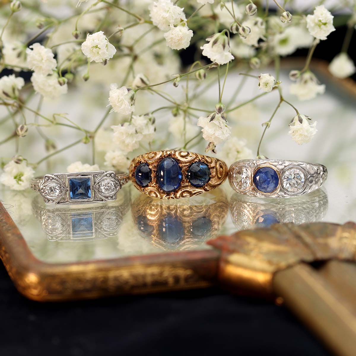 Victorian Three Stone Ring #VR220311