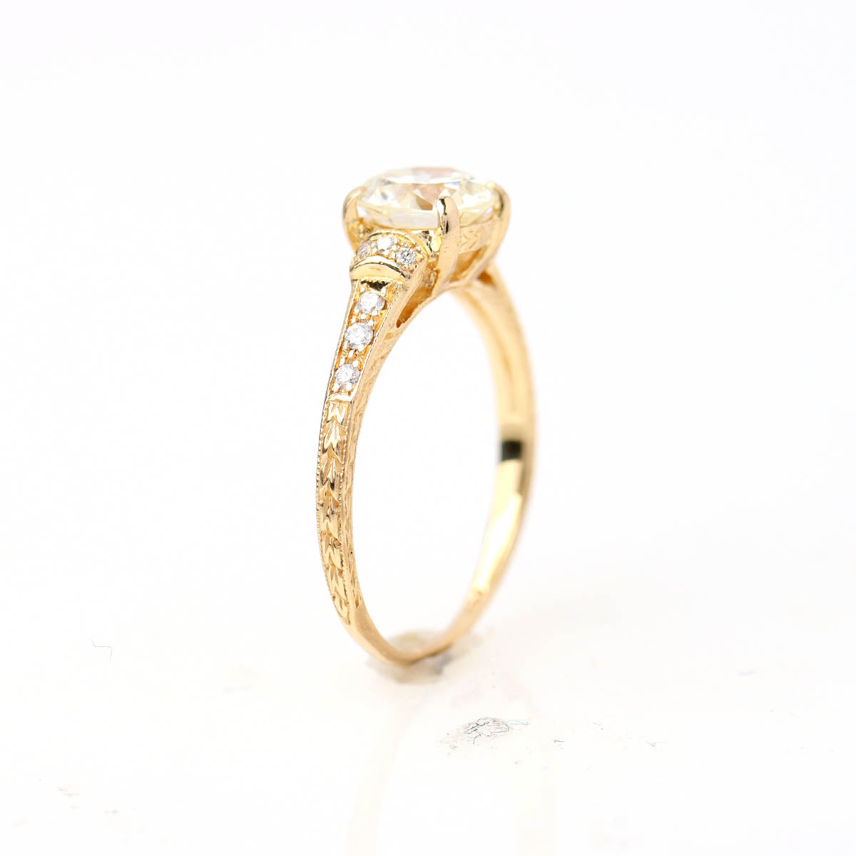 The Lily Old European Cut Diamond Engagement Ring #1306-16