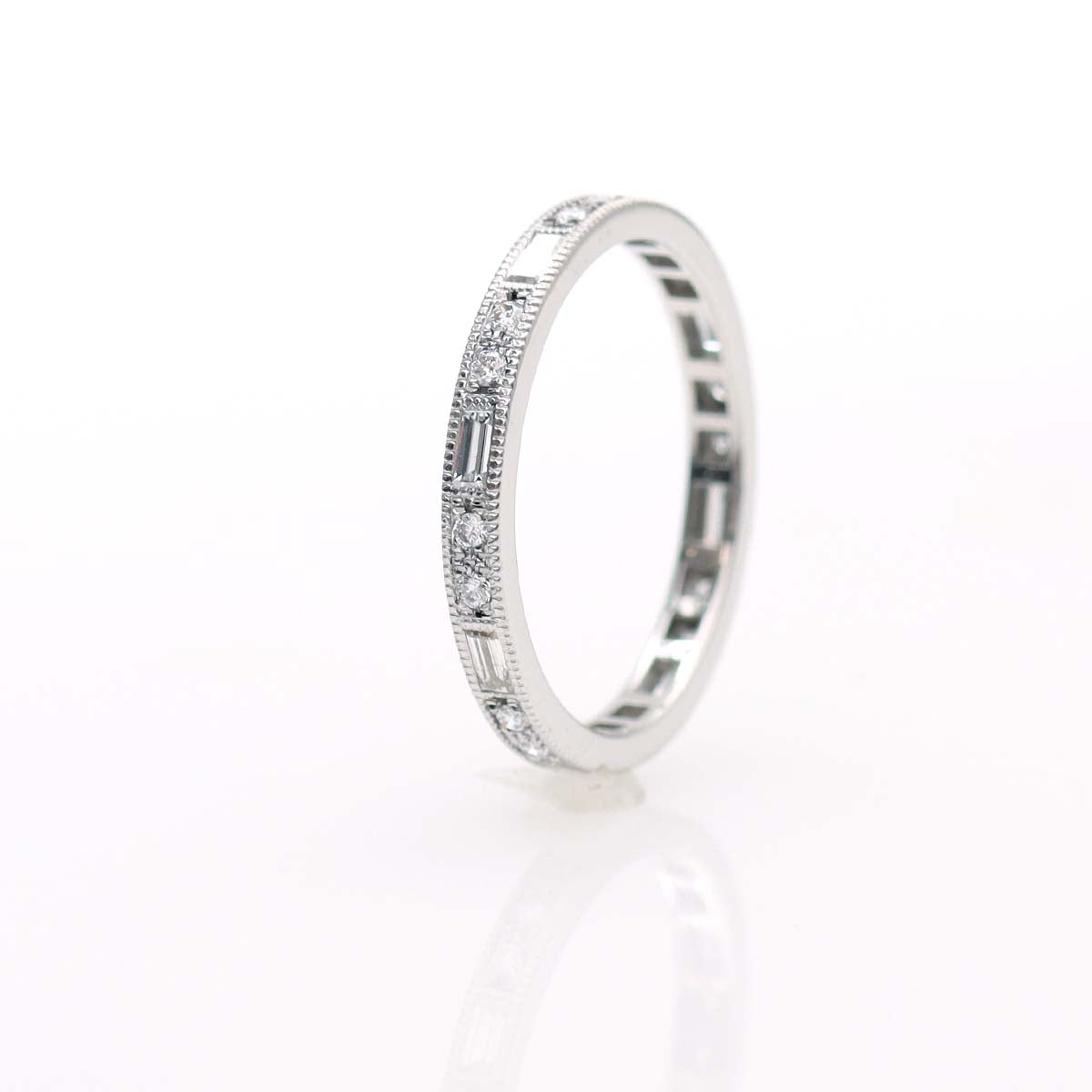 14k Diamond Eternity Band #L2641WBPT - Platinum - Wedding Bands