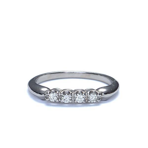 14k Diamond Wedding Band #L1274 14K - Leigh Jay & Co.