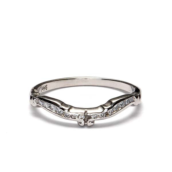 14k Diamond Wedding Band #L3139WBS 14K Default Title