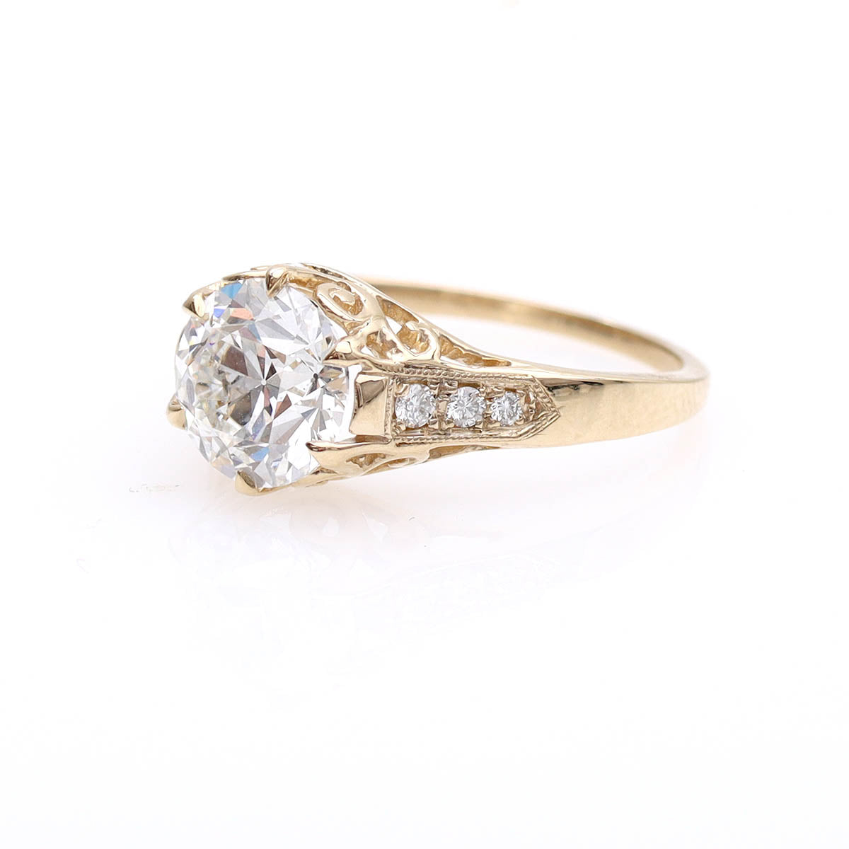 The Peony Engagement Ring #1901-29