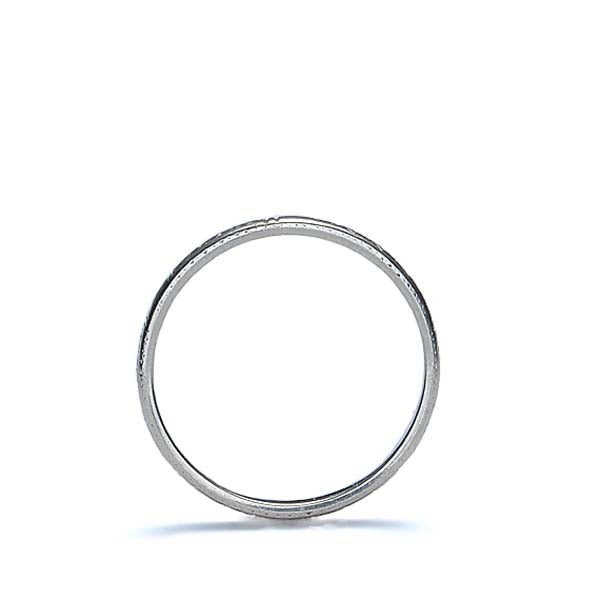 1930s 18k White Gold Wedding Band #VR140506-04 - Wedding Bands