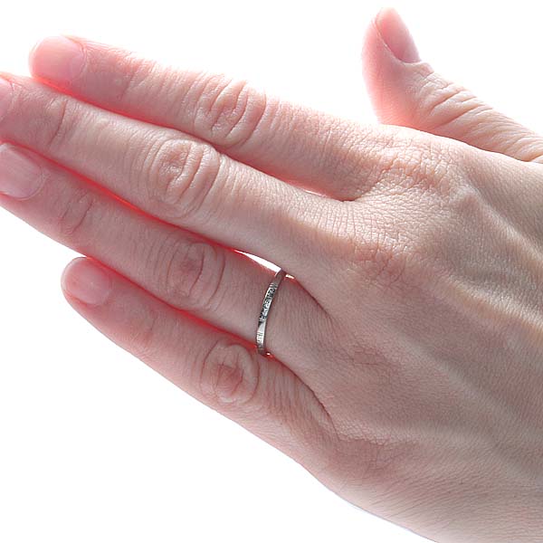1930s 18k White Gold Wedding Band #VR140506-04 - Wedding Bands