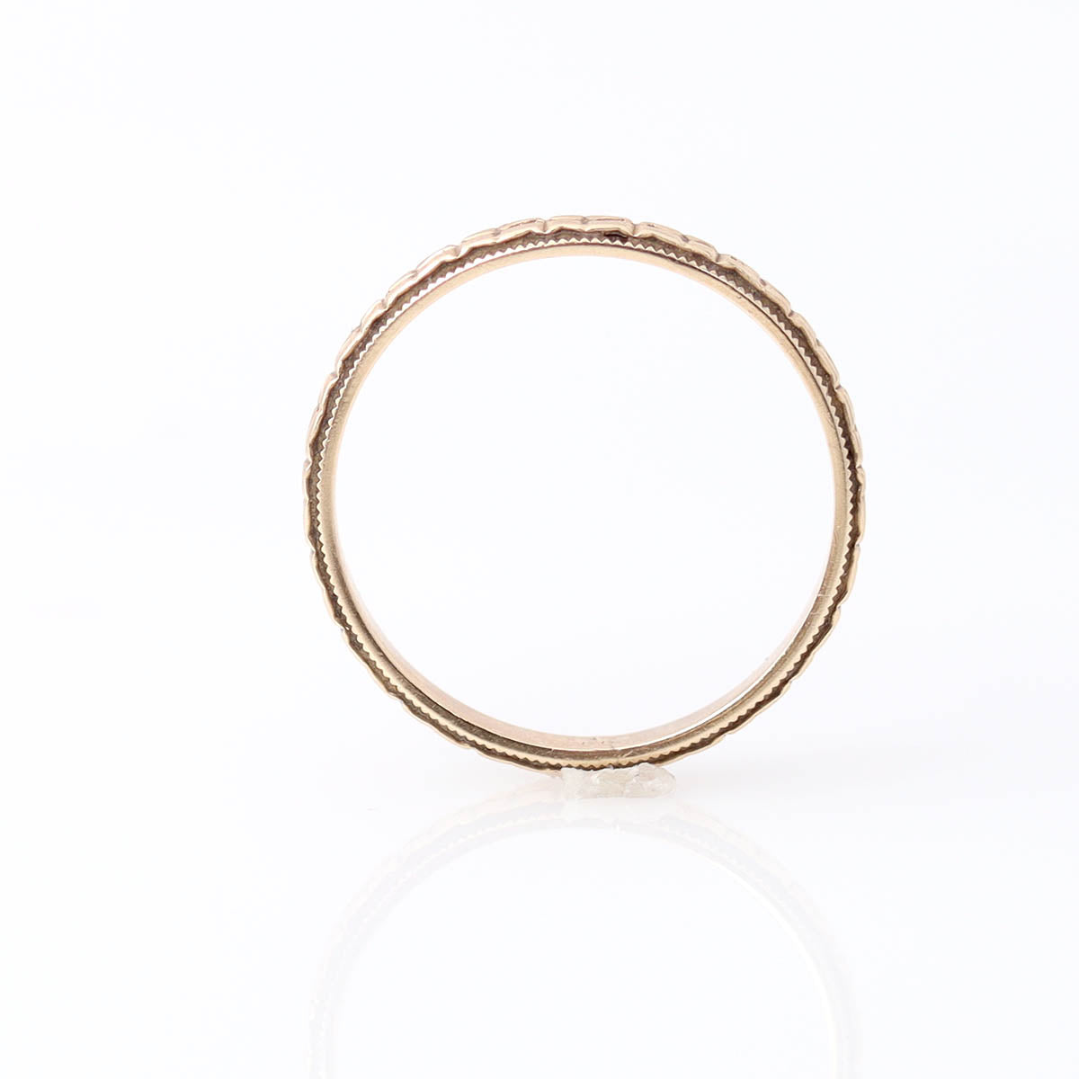 1930s Art Déco 14k Wedding Band #VB250822 2 Wedding Bands