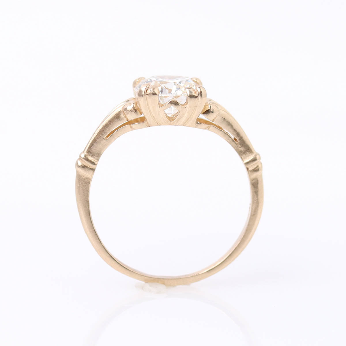 1930s Reproduction Engagement Ring #L3139Y14 - Made To Order