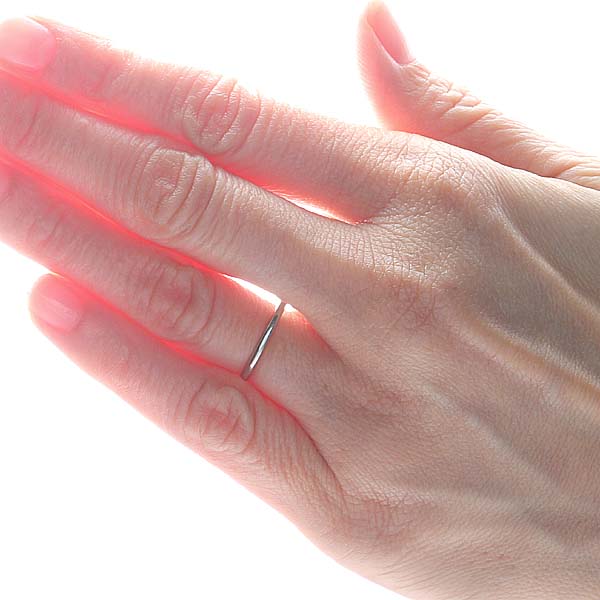 1930s Simple Platinum Wedding Band #VR150210-01 - Wedding Bands