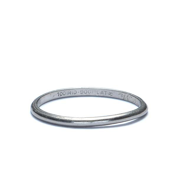1930s Simple Platinum Wedding Band #VR150210-01 - Wedding Bands