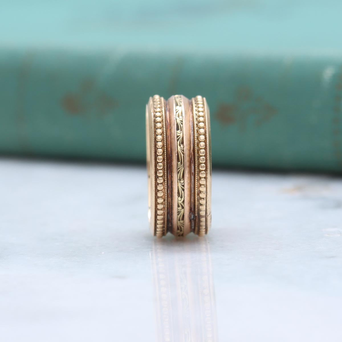 Mid-Century ’Triple Band’ Ring #VR10311-01 - Wedding Bands