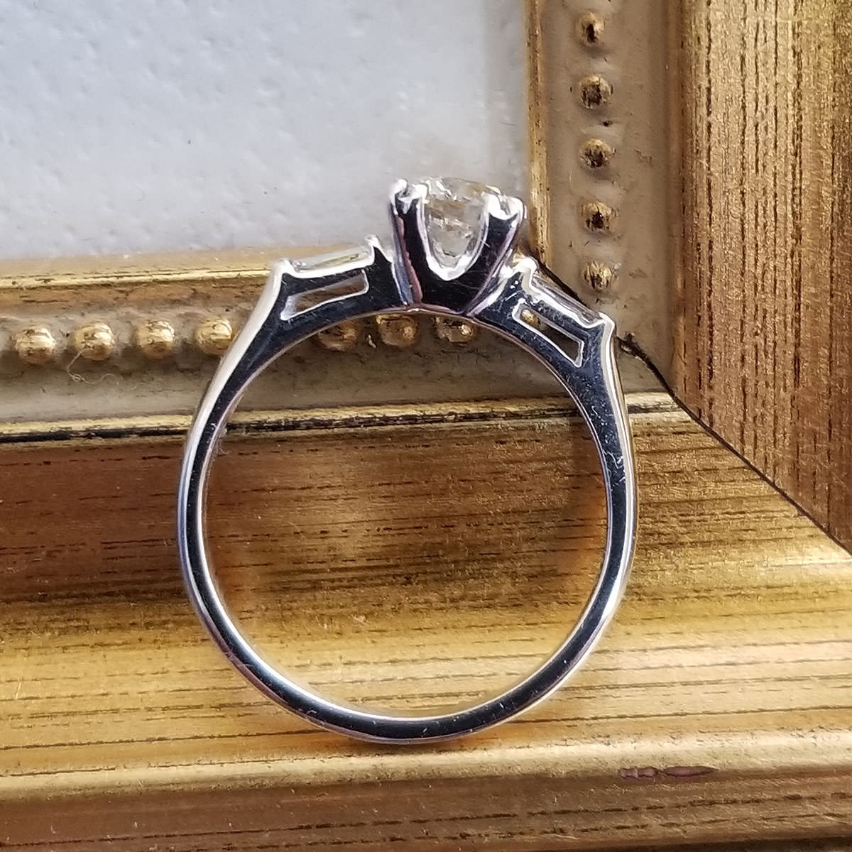 Replica Art Deco Engagement Ring #2301-2