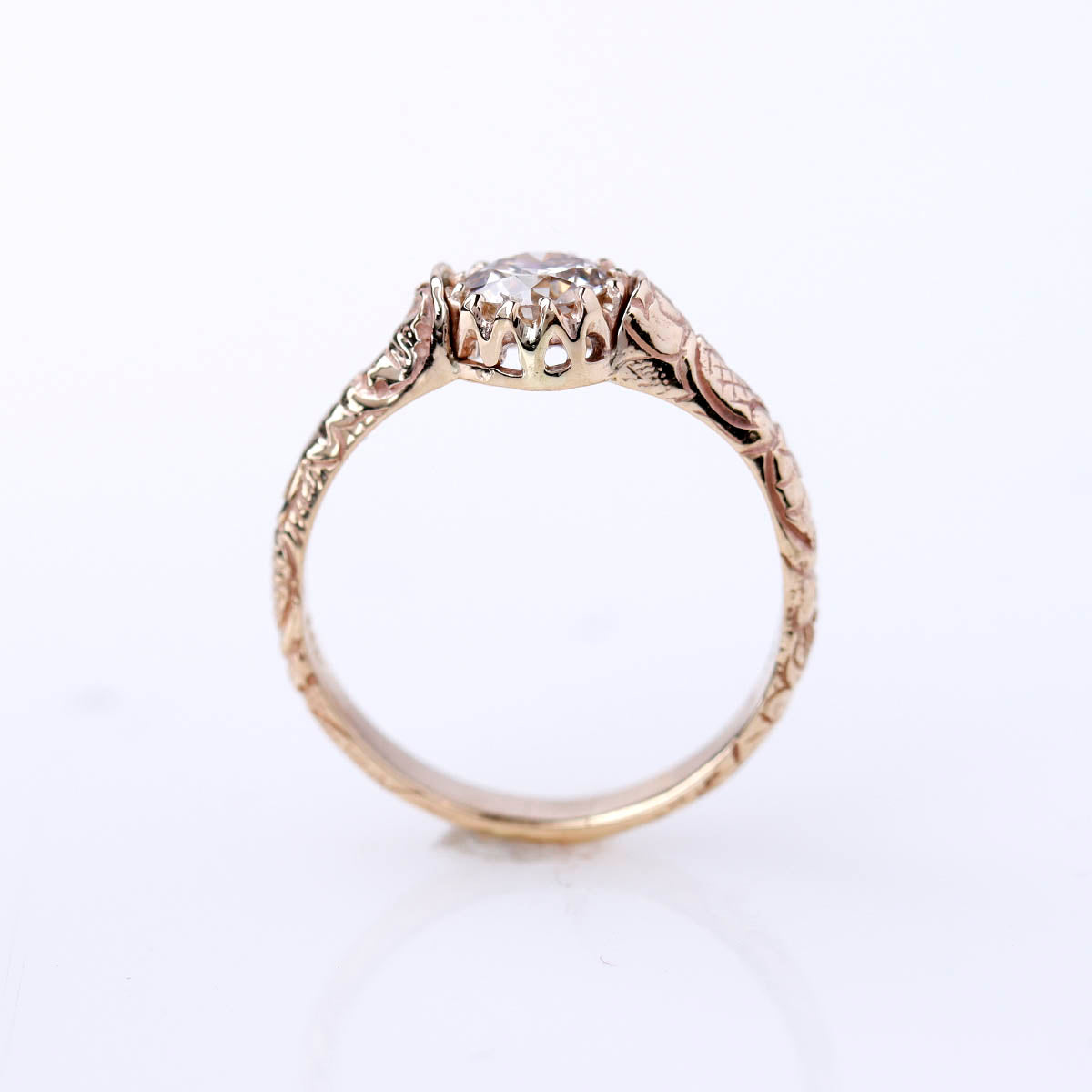 Art Nouveau Reproduction Engagement Ring #2506-4