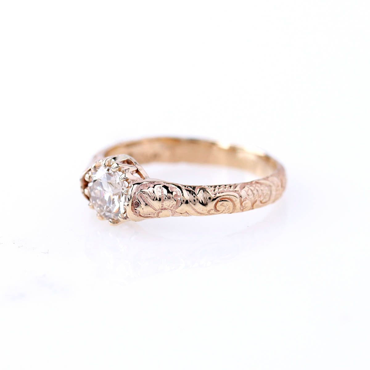 Art Nouveau Reproduction Engagement Ring #2506-4