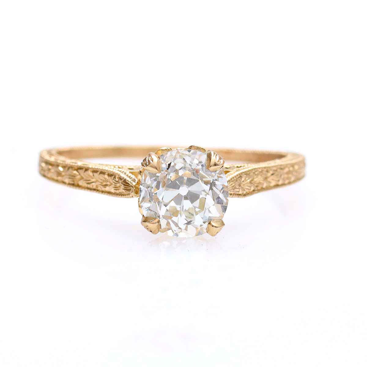 Replica Edwardian Engagement Ring #2574HE-2