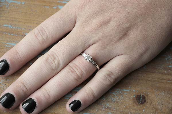 Replica Art Deco Engagement Ring #3063-2