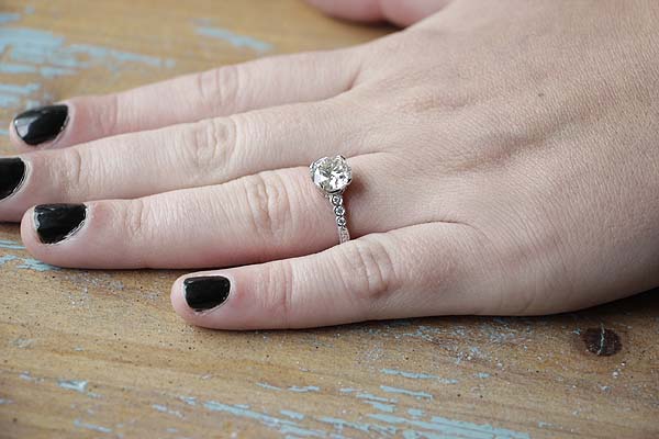 Replica Edwardian Engagement ring #3087-14