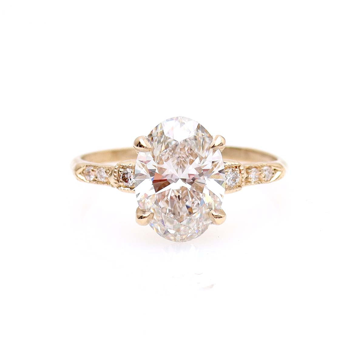 The Esther Replica Art Deco engagement ring  #3297OV-4