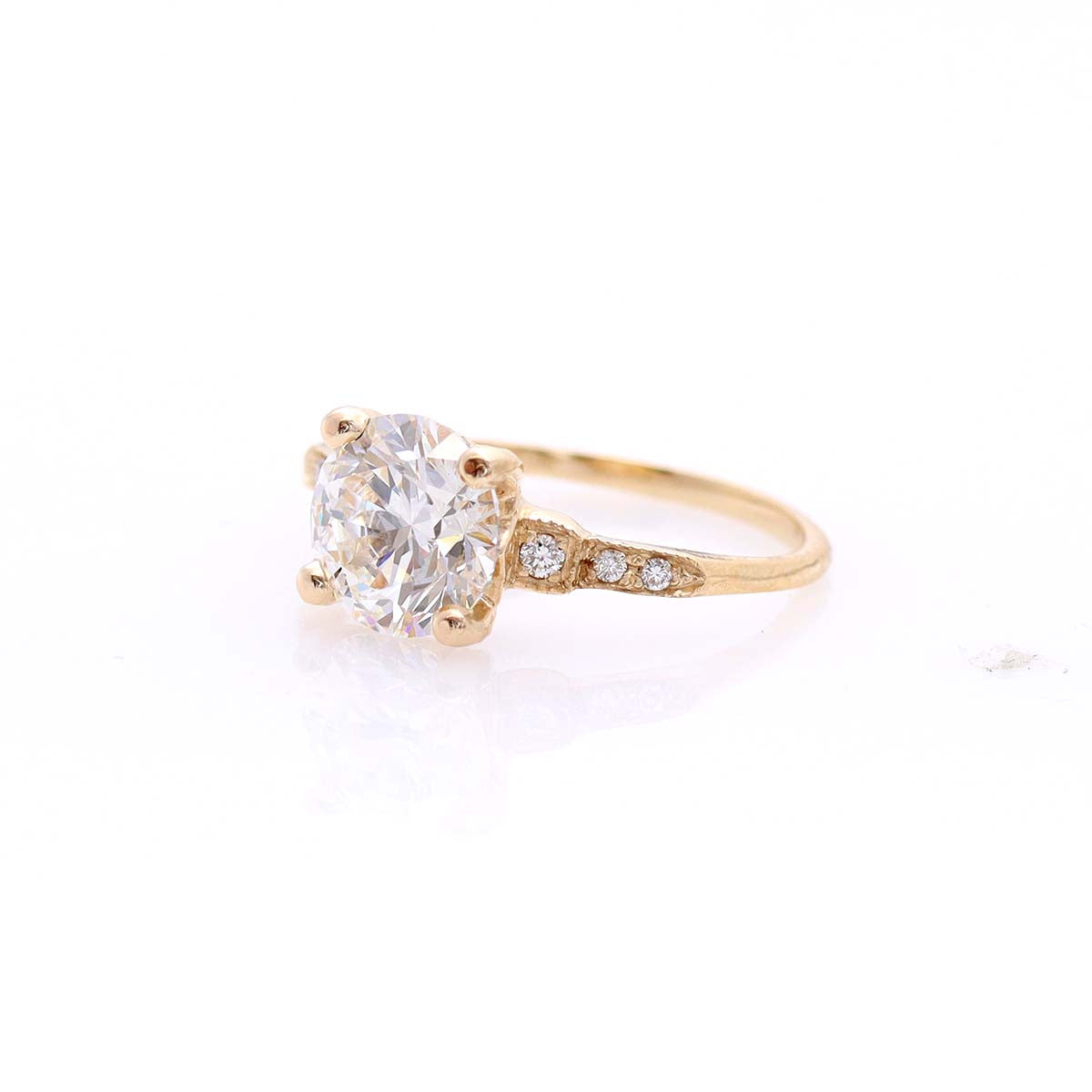 The Esther Replica Art Deco engagement ring #3297RD-5