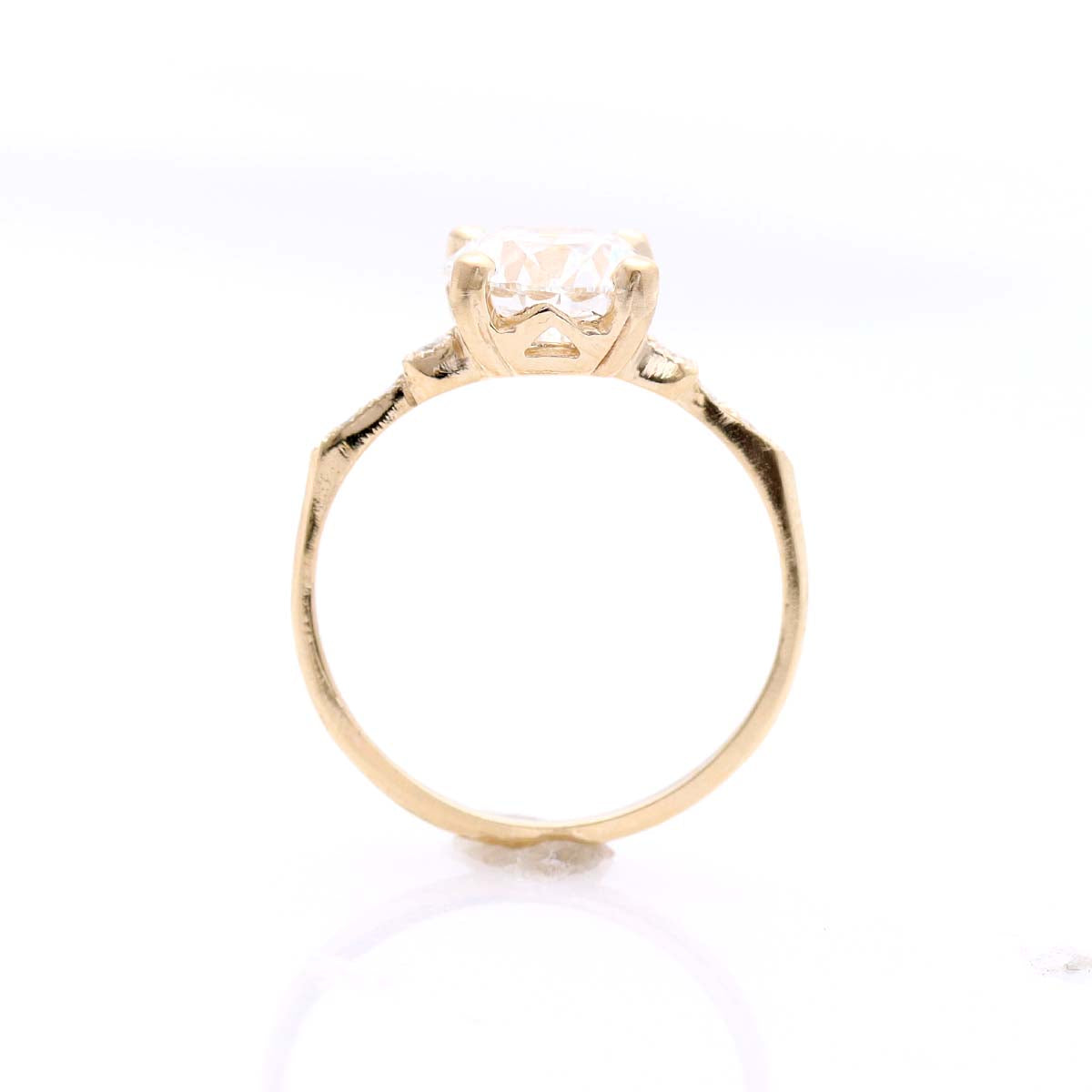 The Esther Replica Art Deco engagement ring #3297RD-5