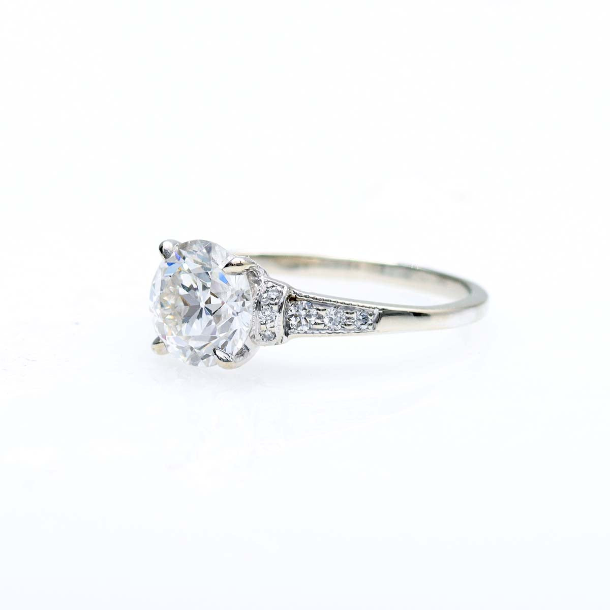 The Lily Replica Art Déco Engagement Ring #3319-7