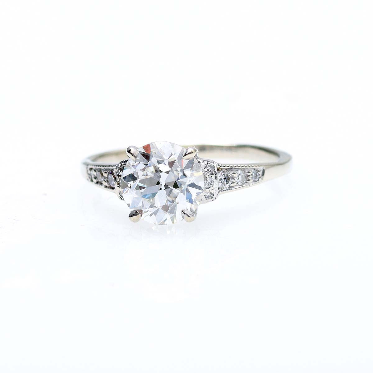 The Lily Replica Art Déco Engagement Ring #3319-7