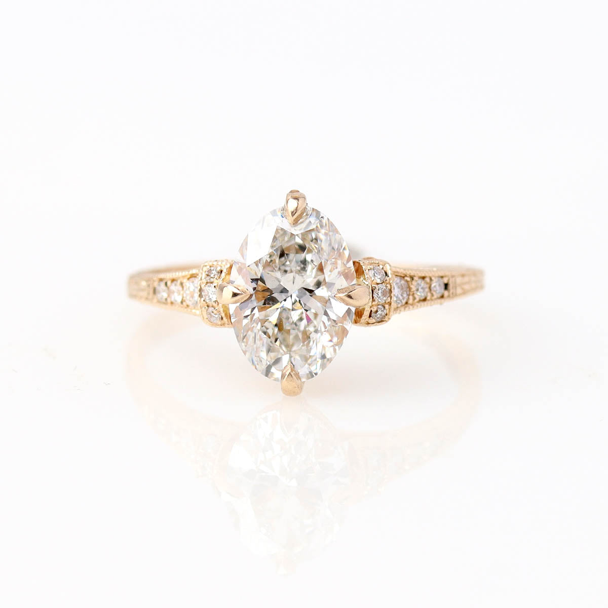 The Lily Engagement Ring #3319OV-17