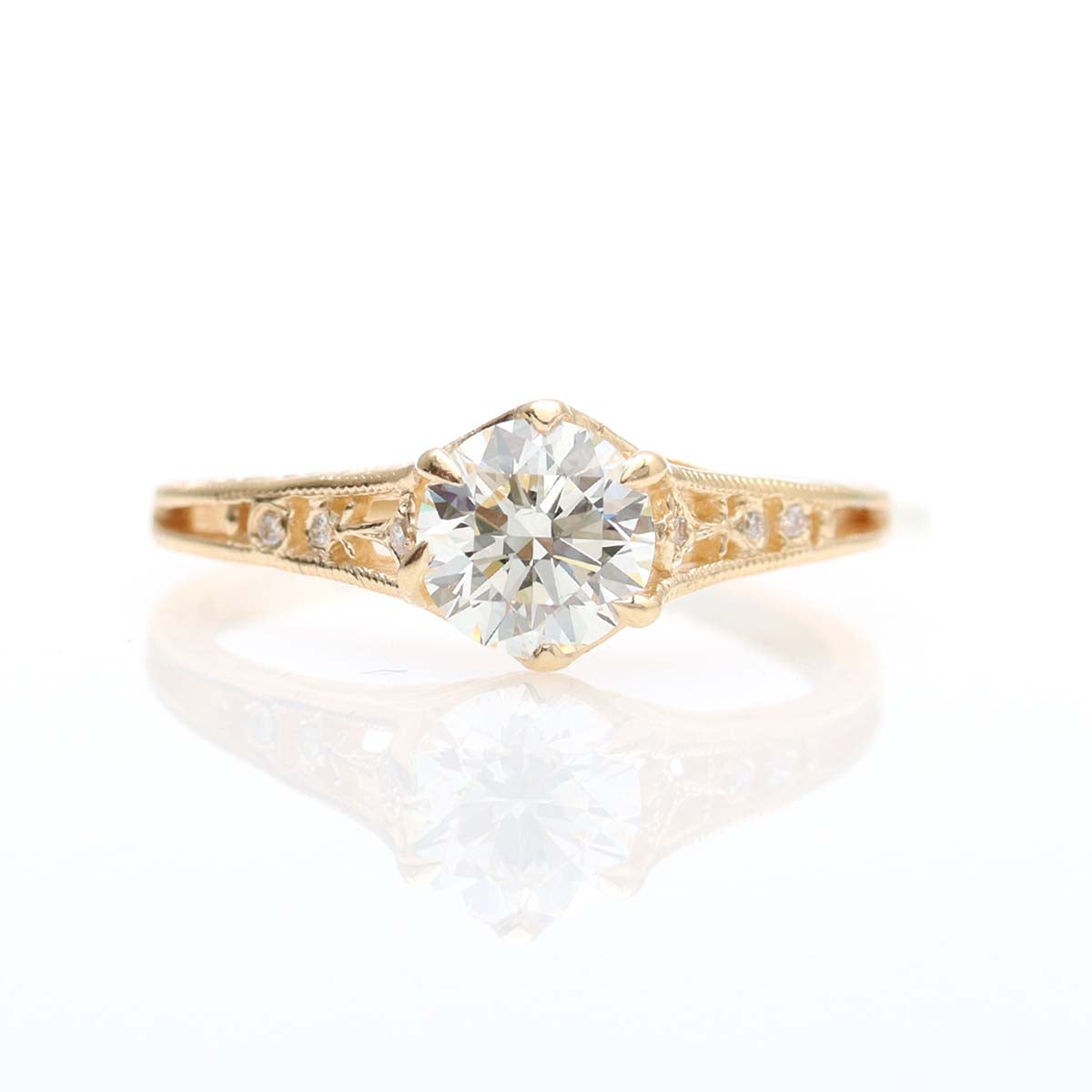 Enchanting replica Edwardian Engagement Ring Settting #L3330