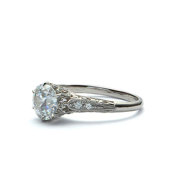 Replica Edwardian Engagement Ring #3351-6 - Leigh Jay & Co