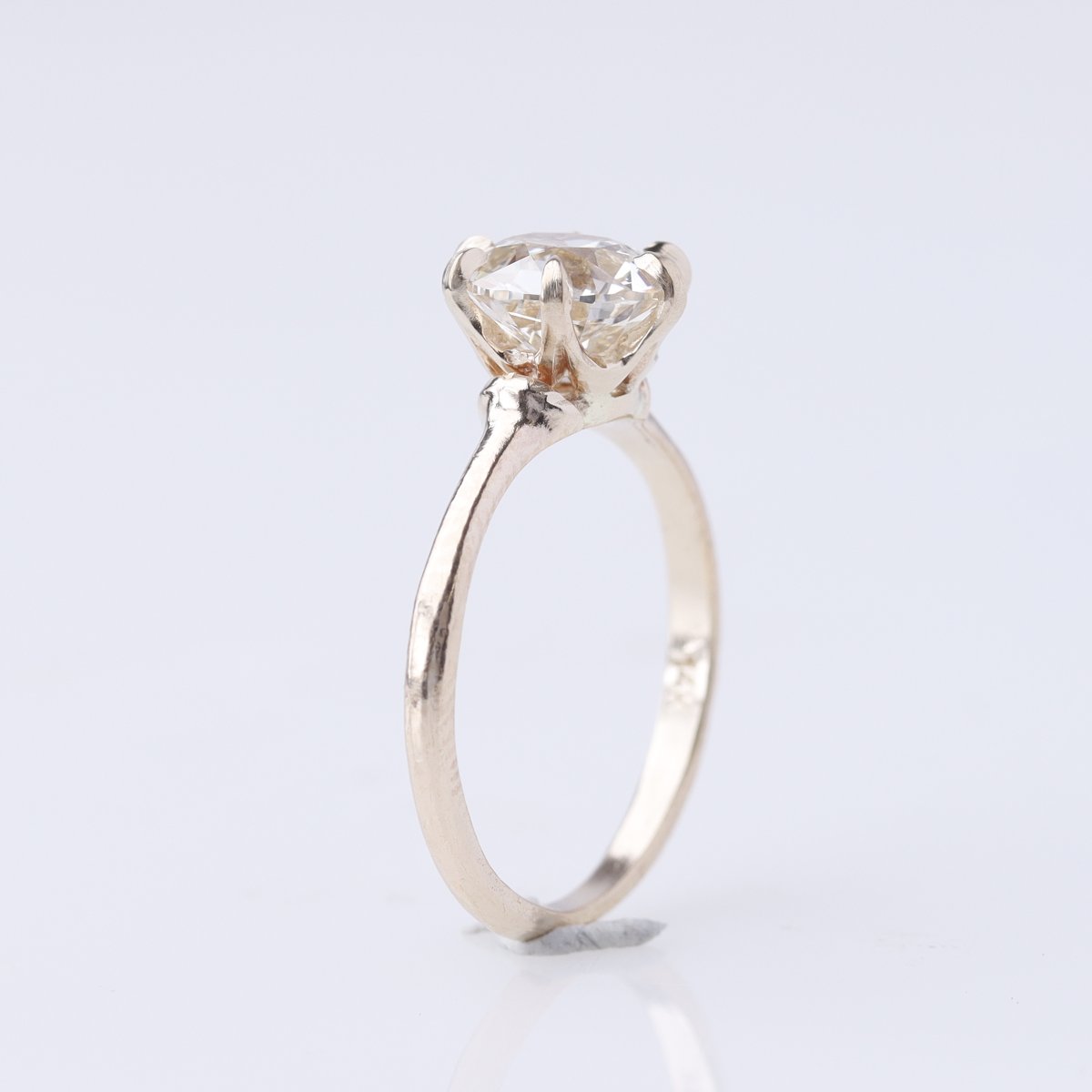 Replica Edwardian Engagement Ring with 1.68 Carat Old European Cut Diamond#3368-1