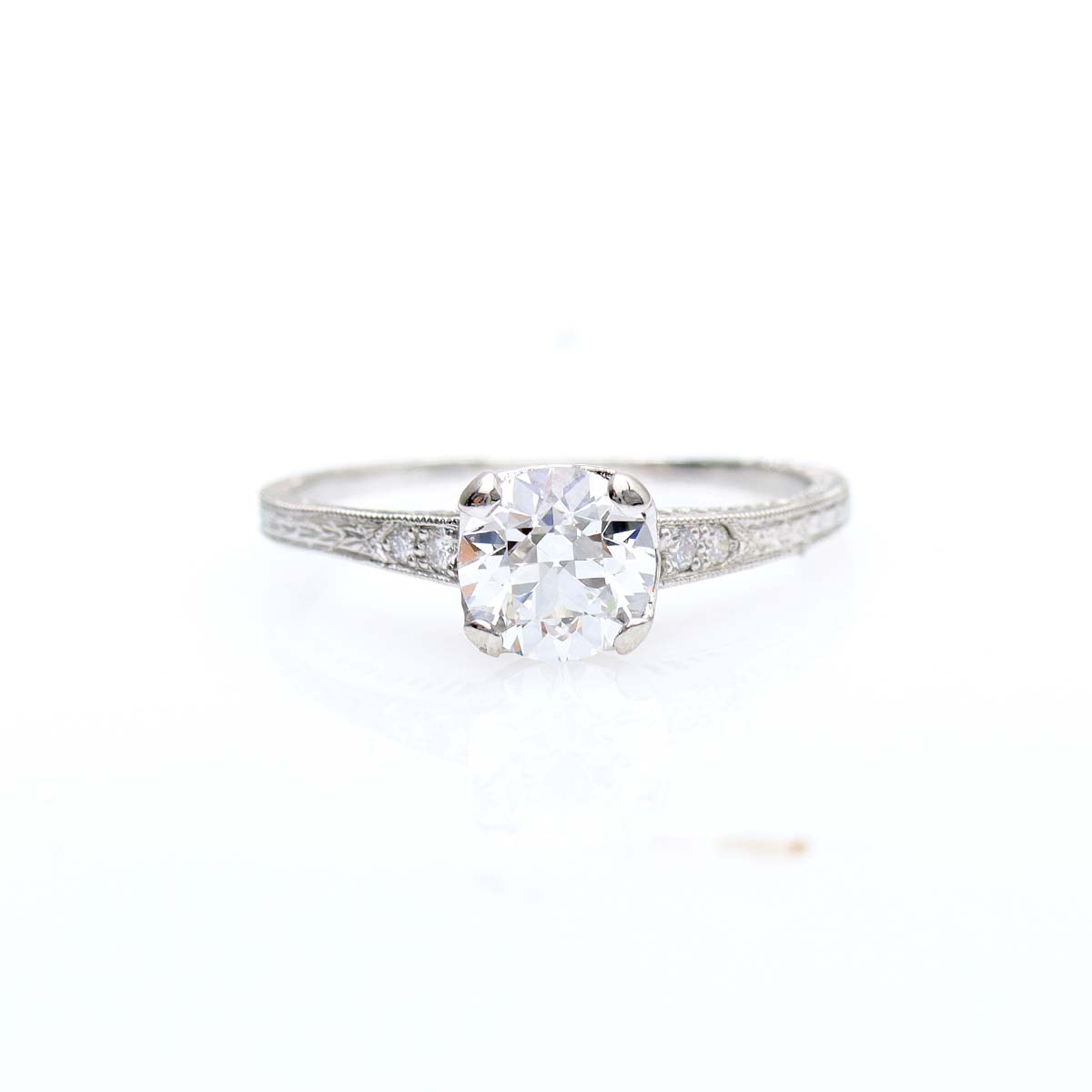 Replica Art Deco Engagement Ring #3407-3