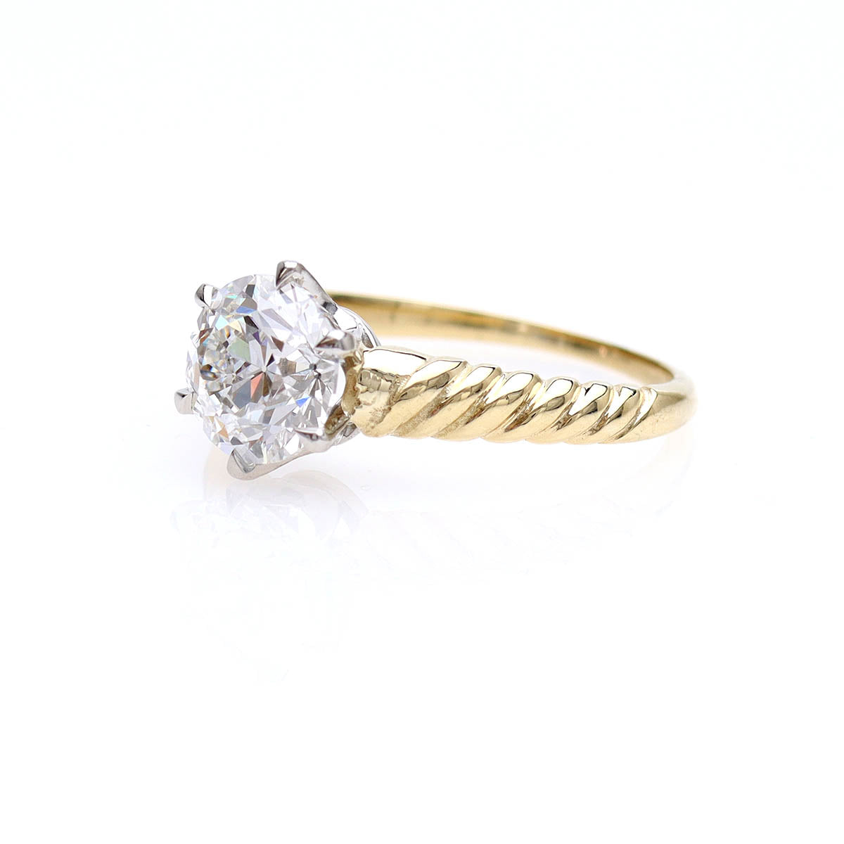 Replica Art Deco Engagement Ring #3480-2