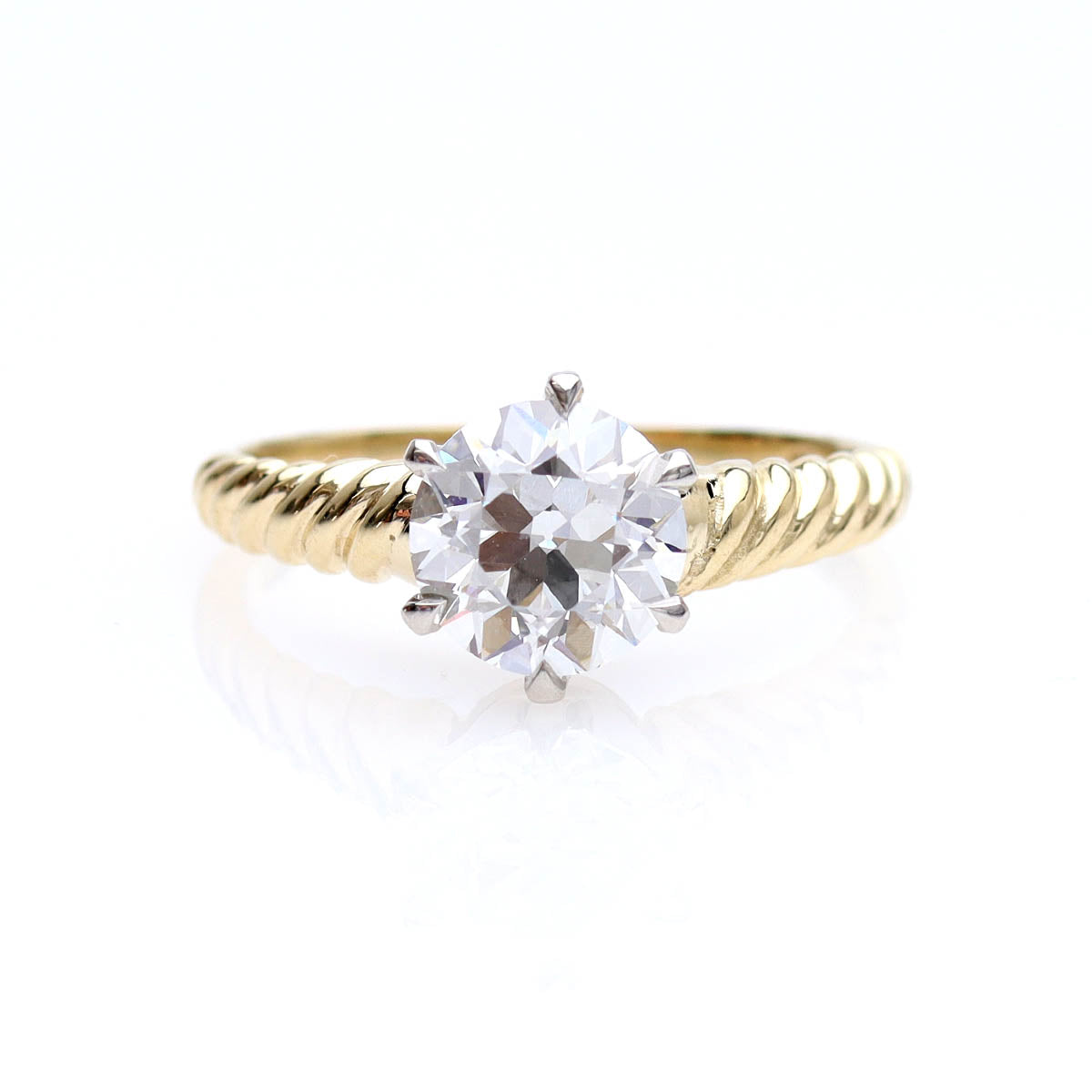 Replica Art Deco Engagement Ring #3480-2