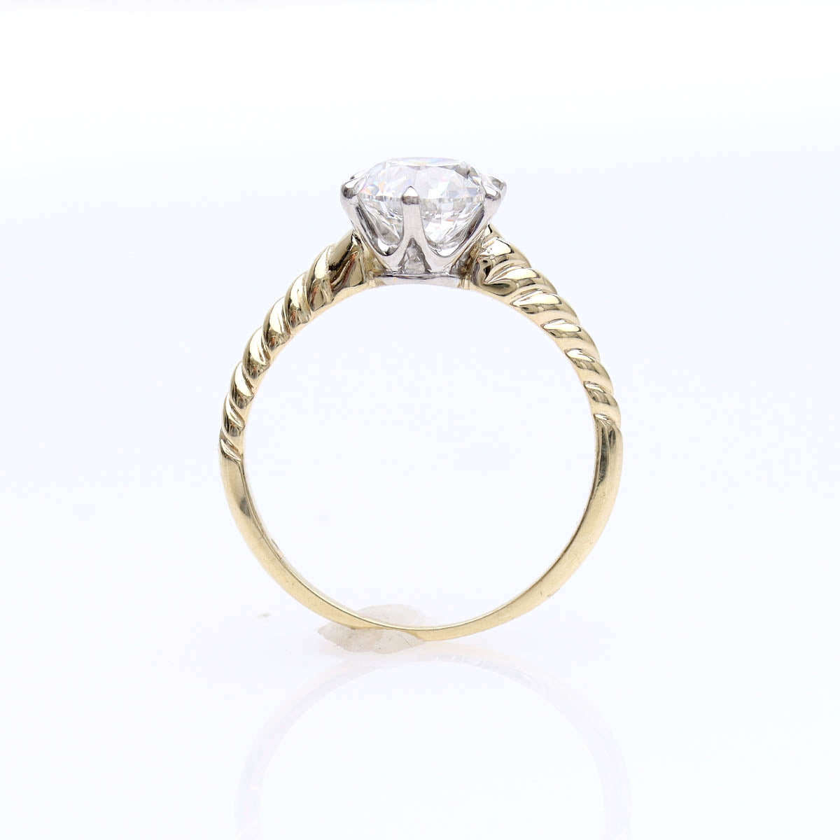 Replica Art Deco Engagement Ring #3480-2