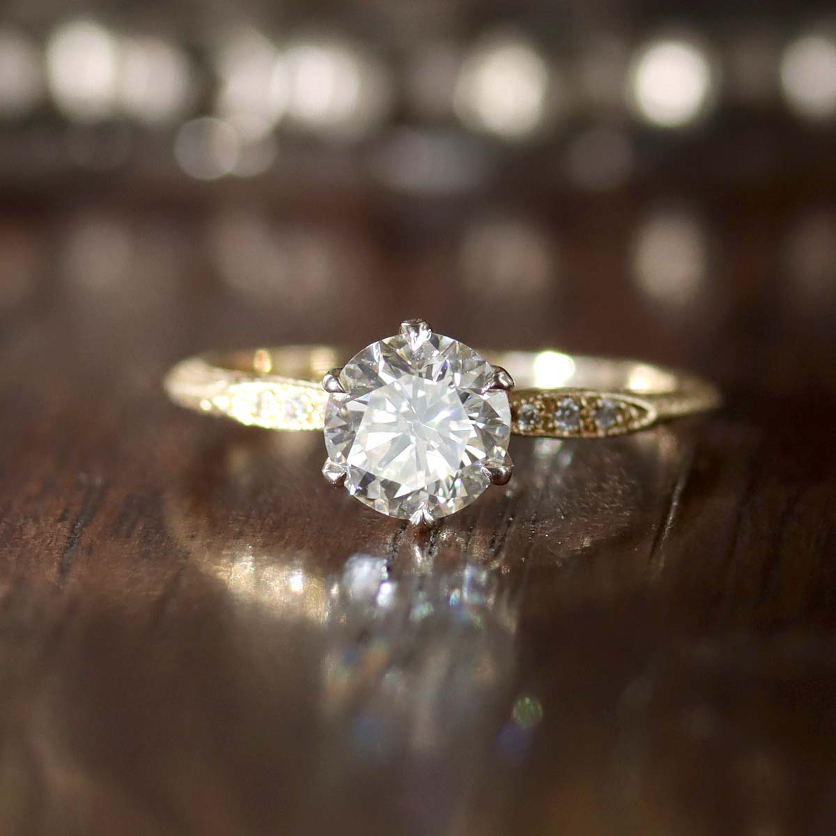 Edwardian Revival Engagement Ring #3604-1