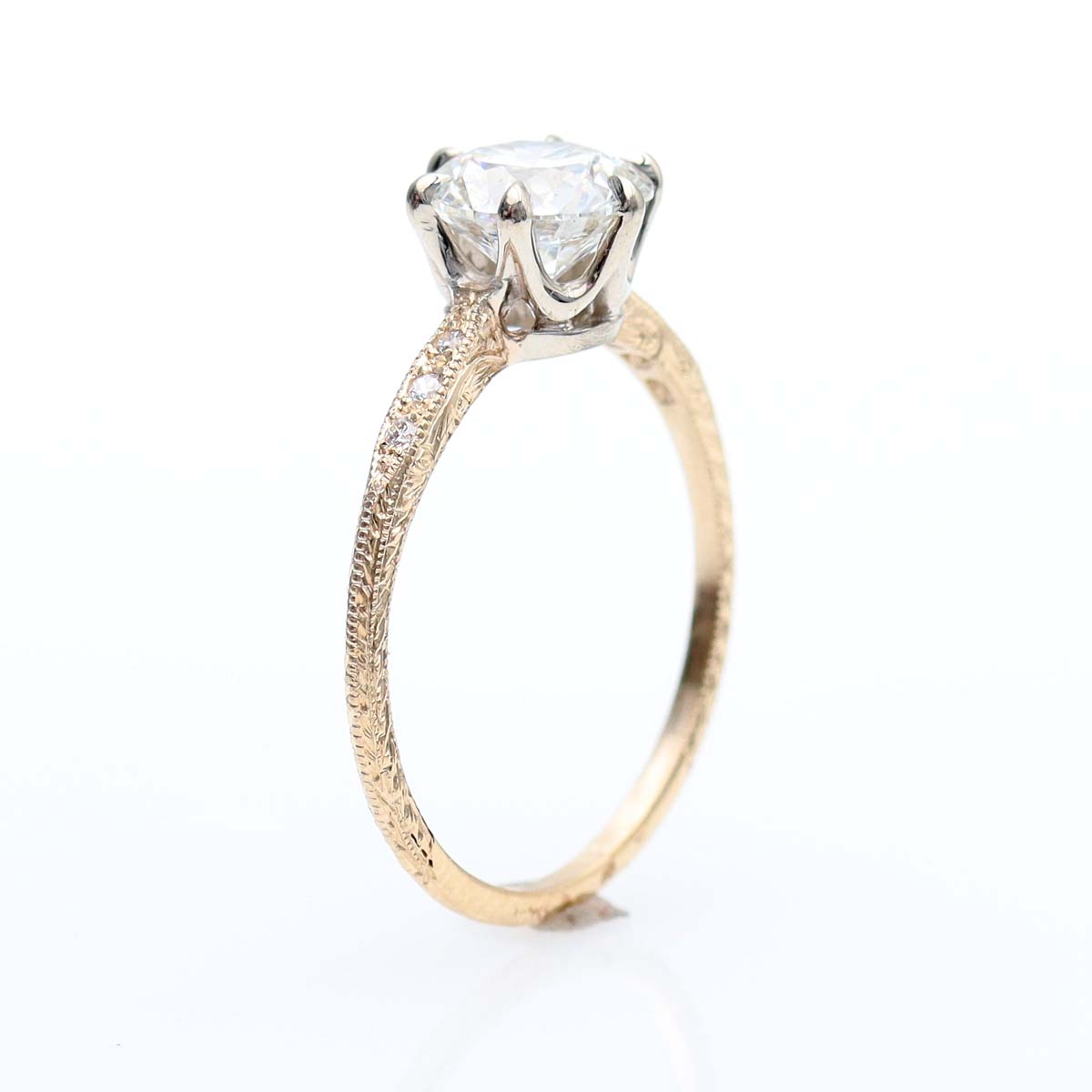 Edwardian Revival Engagement Ring #3604-1