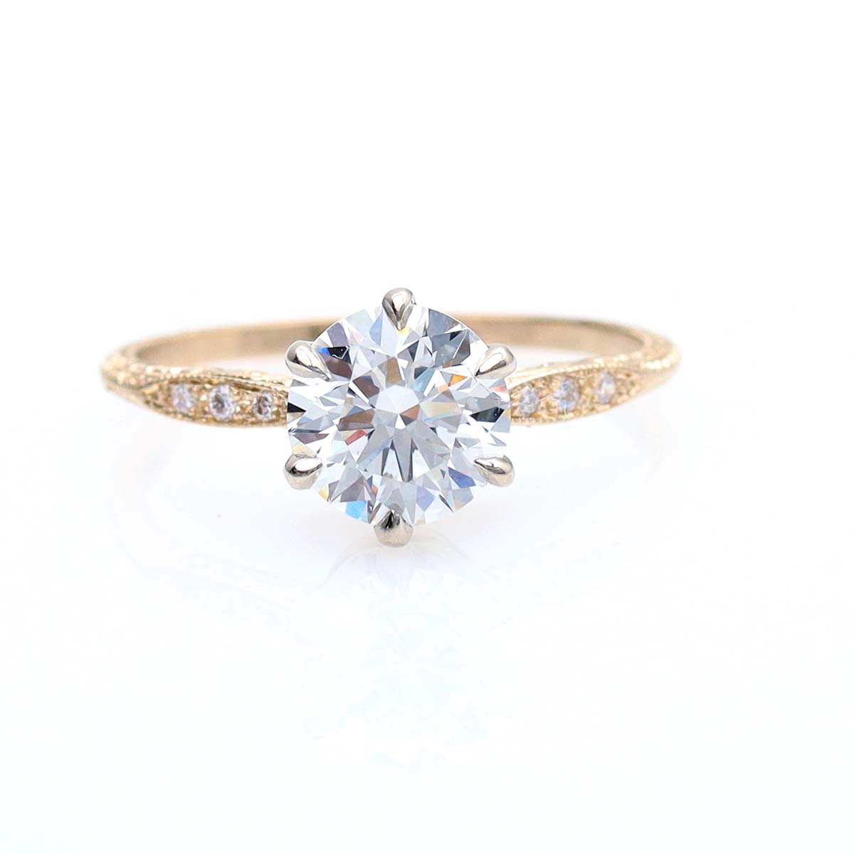 Edwardian Revival Engagement Ring #3604-1