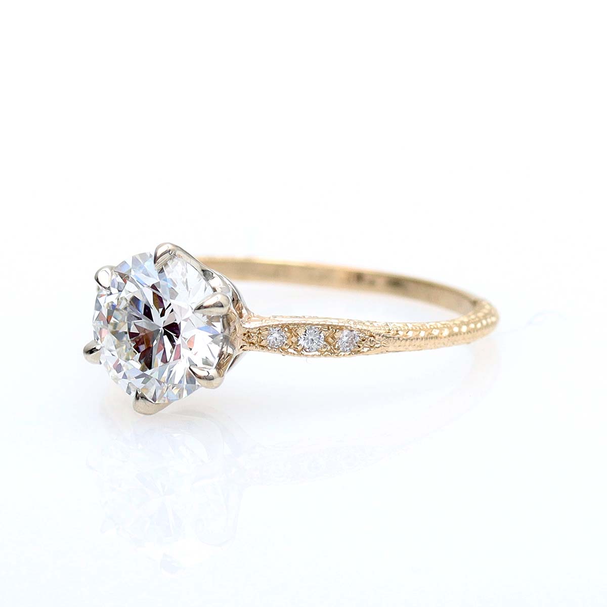 Edwardian Revival Engagement Ring #3604-1