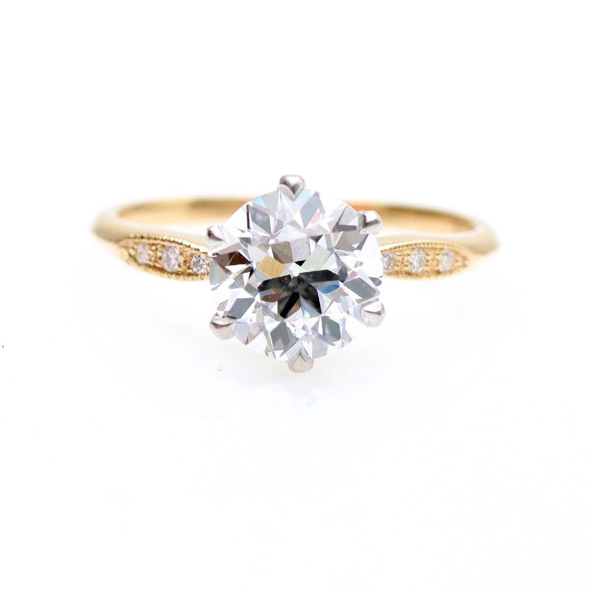 Edwardian Revival Engagement Ring #3604-4
