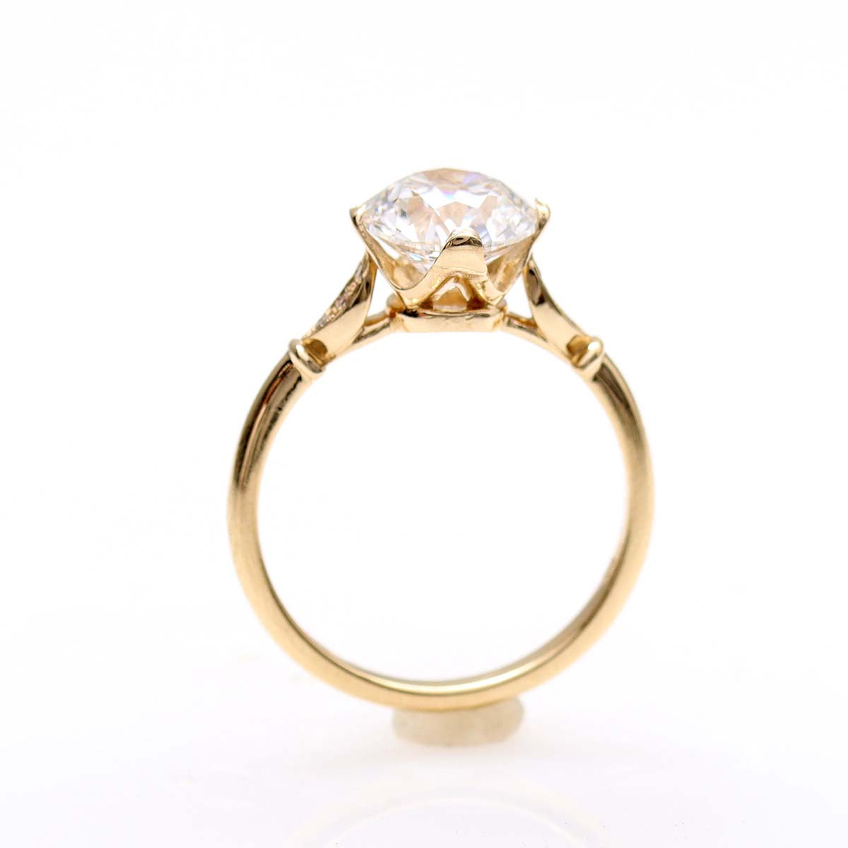 The Zoe Edwardian Inspired Old European Cut Engagement Ring #3606-6