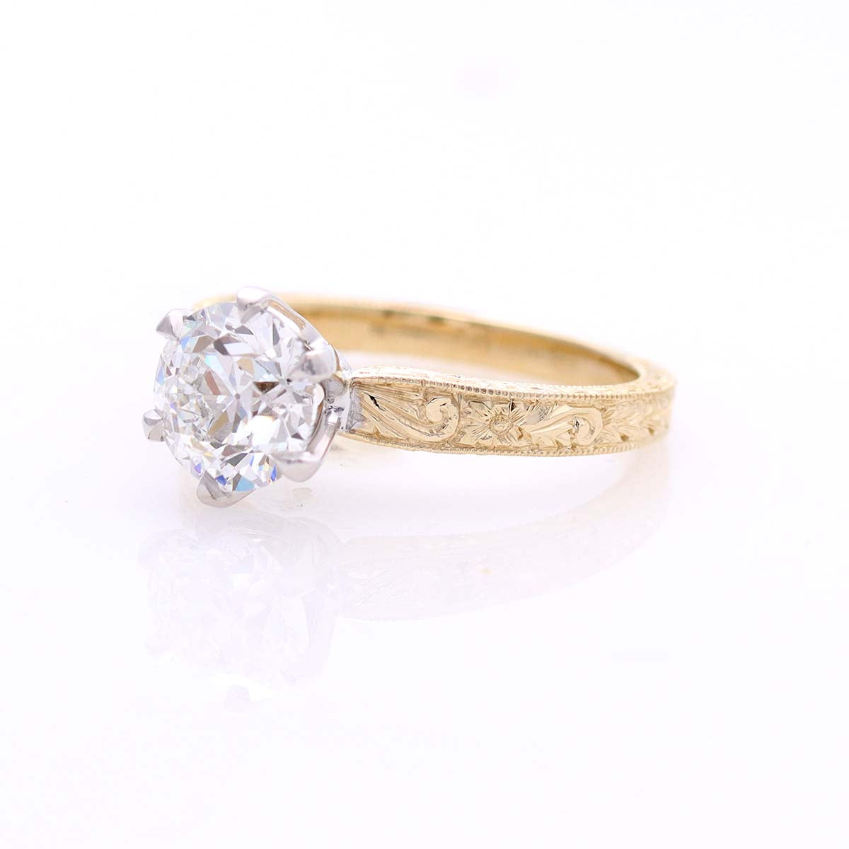 The Phoebe Edwardian-style Engagement Ring #L3661