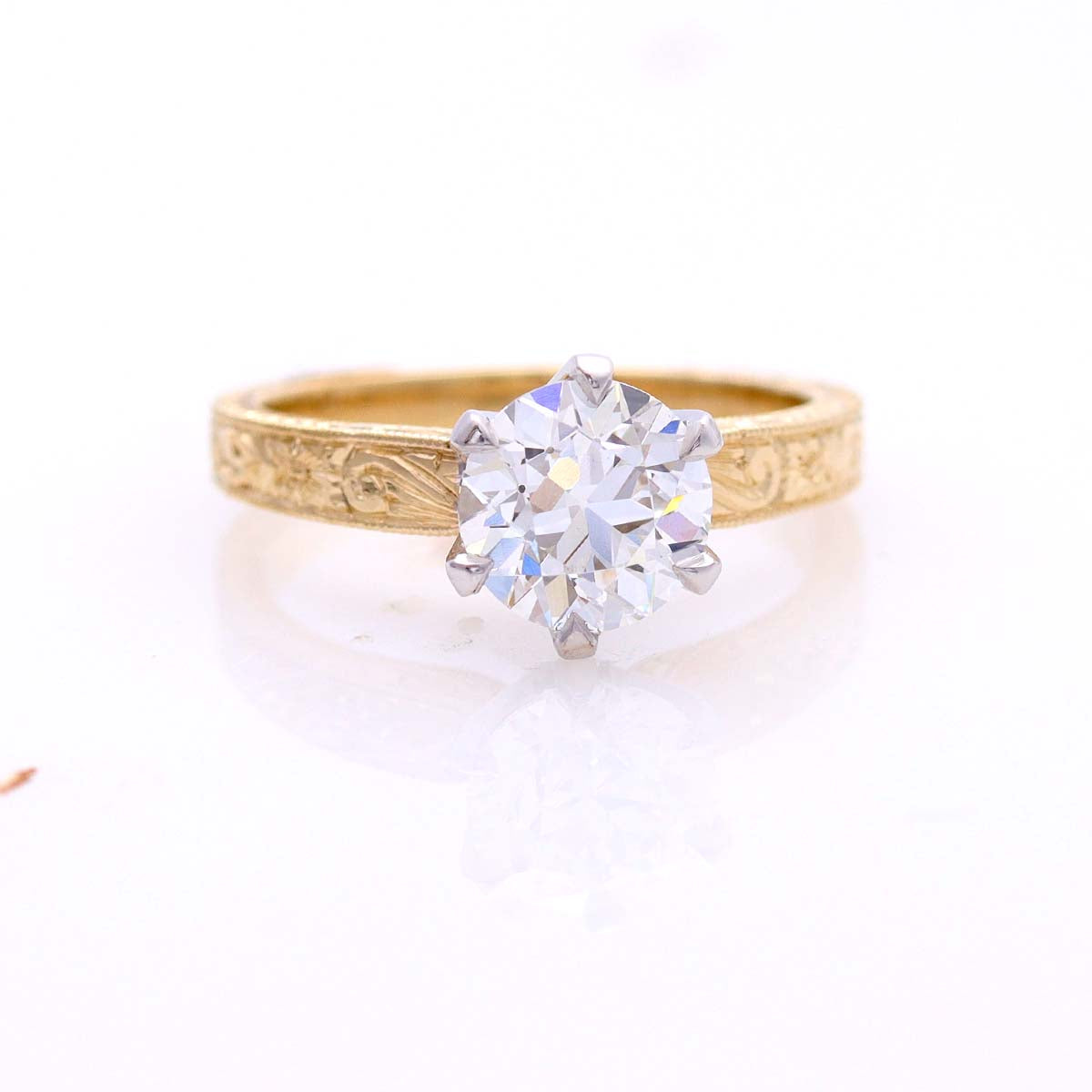 The Phoebe Edwardian-style Engagement Ring #L3661