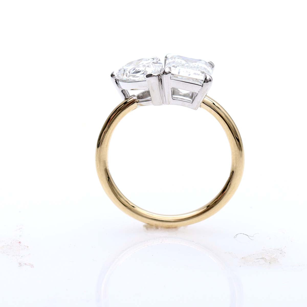 Toi et Moi Engagement Ring #3662-1