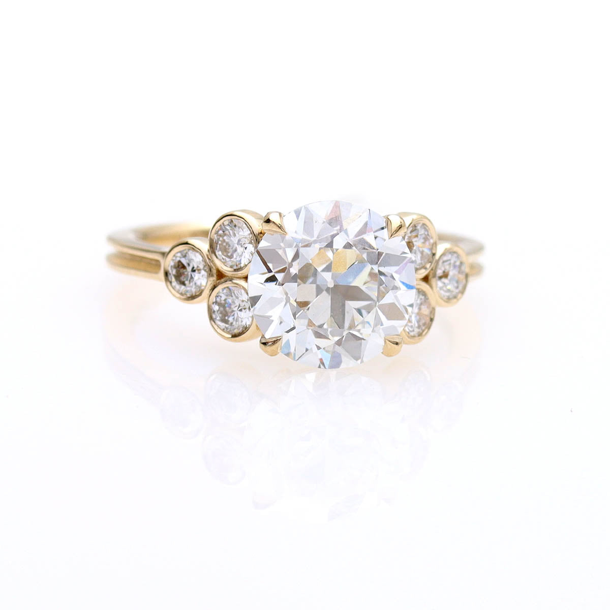 The  Laura Art Déco Inspired Engagement Ring #3680Y14-1