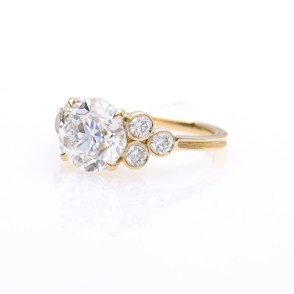 The  Laura Art Déco Inspired Engagement Ring #3680Y14-1